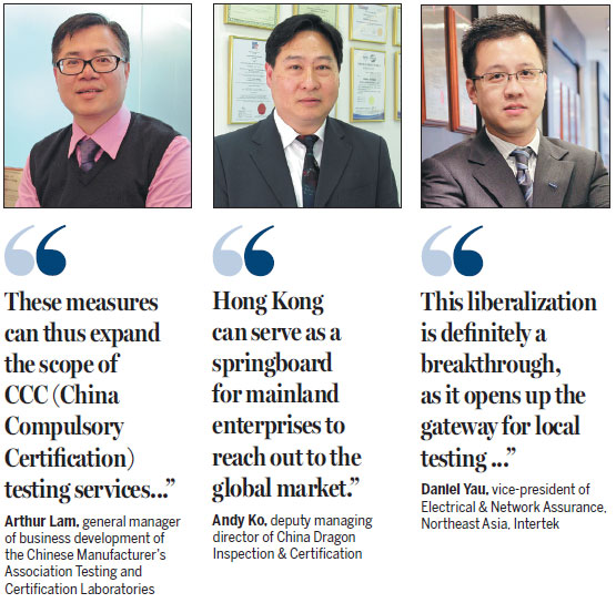 HK's testing and certification industry sees new opportunities