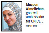 Refugee from Syria named as UNICEF goodwill ambassador