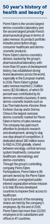 Pierre Fabre firmly committed to long-term expansion in China