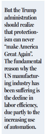 Protectionism won't lead Trump anywhere
