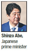 Abe's support dips to lowest since 2012