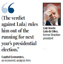 Lula gets nearly 10 years in jail for graft
