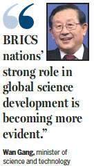 BRICS to beef up ties in science