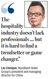 Wyndham Hotel senior executive takes risks to disrupt market