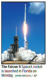 Experiments, ice cream on way to ISS
