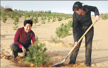 Heroine fights the good fight against implacable natural foe
