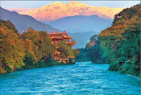 City charms with natural beauty, pandas and living history