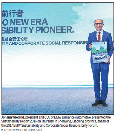 Milestones show BMW's contribution to China's sustainability