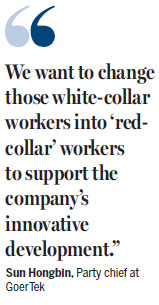 GoerTek's Party members support long-term growth, responsibility