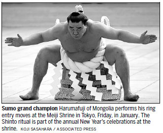 Sumo shattered by champion's bottle assault claim