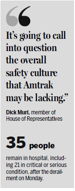 Questions abound over Amtrak crash