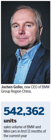 Goller dons CEO's helmet at BMW Group Region China