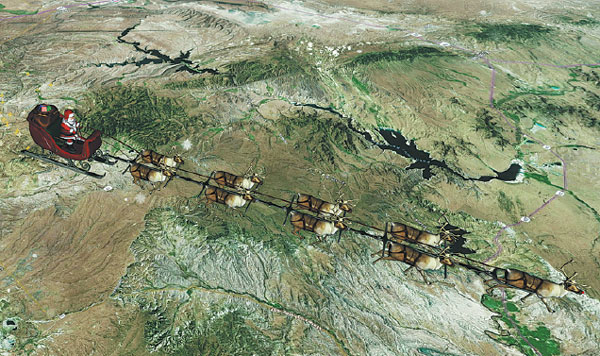 Where's Santa? Defense agency command tracks his journey