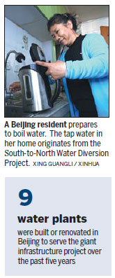 Locals in fervent praise of aqua pura from the south