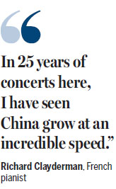Top French 'romantic' pianist adored in China