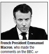 Macron: UK can't keep full access to EU
