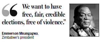 Mnangagwa promises elections by July
