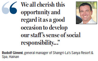 Sanya Shangri-La hosts honored teachers
