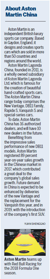 Aston Martin races into future with china plans