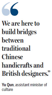 Chinese embroidery makes a splash on British high street