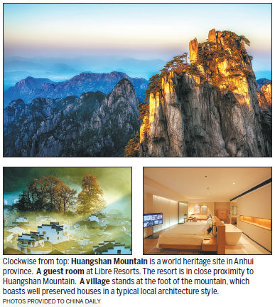 Resort lifestyle in the shadow of spectacular Huangshan