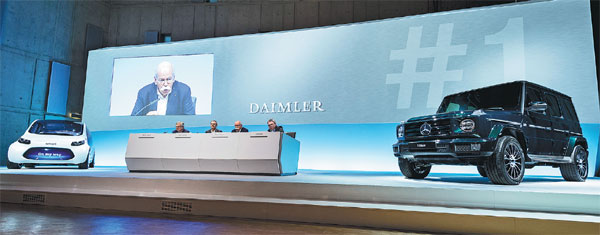Strong sustainable growth continues for Daimler, spurred on by China