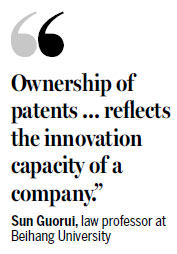 Heavy investment pushes up US patents