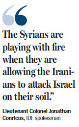 Israeli raids hit 'Iranian targets'