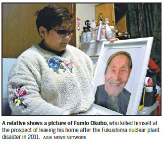Fukushima told to compensate for suicide of 102-year-old