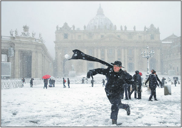 Freeze engulfs Europe; flights disrupted