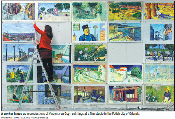 Hand-painted film vies for Oscar
