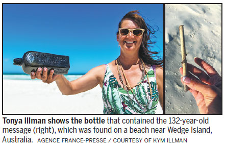 World's oldest message in a bottle found by family on Australian beach
