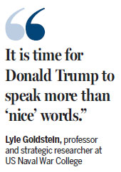 Trump urged to 'keep the momentum'