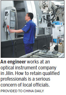 Jilin seeks to plug provincial brain drain