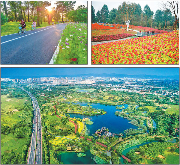 Lush city Greenway to revitalize Chengdu