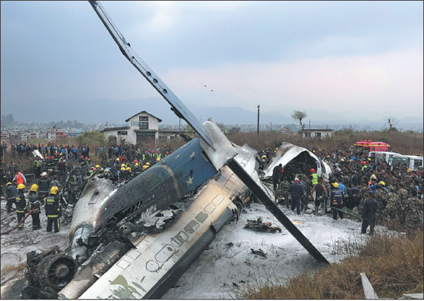 Nepal plane crash kills 50