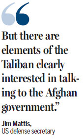 Mattis: Taliban interested in Afghan peace talks