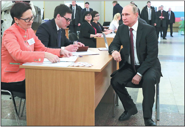 'Proven leader' Putin well ahead of rivals