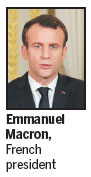 Macron looks to Africa to promote French