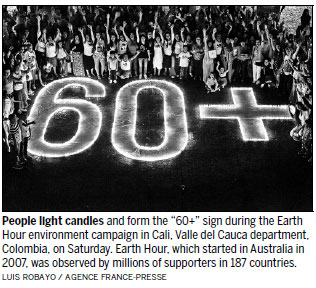 Landmark buildings go dark to shine light on climate change