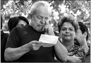 Brazil's former president Lula turns himself in to police