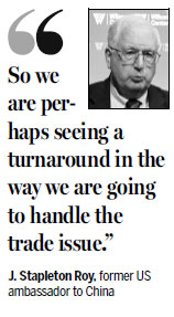 Ex-envoy puts trade dispute in perspective