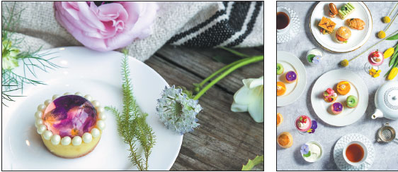 Afternoon tea given a floral flourish at Ritz-Carlton