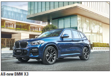 Tough, graceful new sporty X3 raises the quality bar yet again