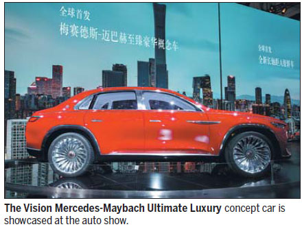 Mercedes shows its prowess at Auto China