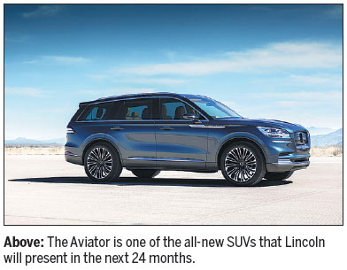 Lincoln SUV family on show at Auto China, including Aviator preview