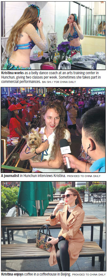 RUSSIAN GIRL SEES CHINA AS HER HOME