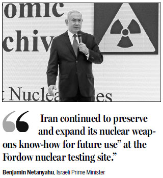 Iran denounces Israeli allegations as 'worathless show'
