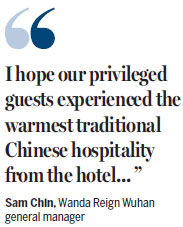 Wanda Reign Wuhan hosts delegation