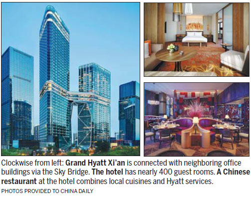 Towering architectural jewel glitters amid Xi'an's skyline
